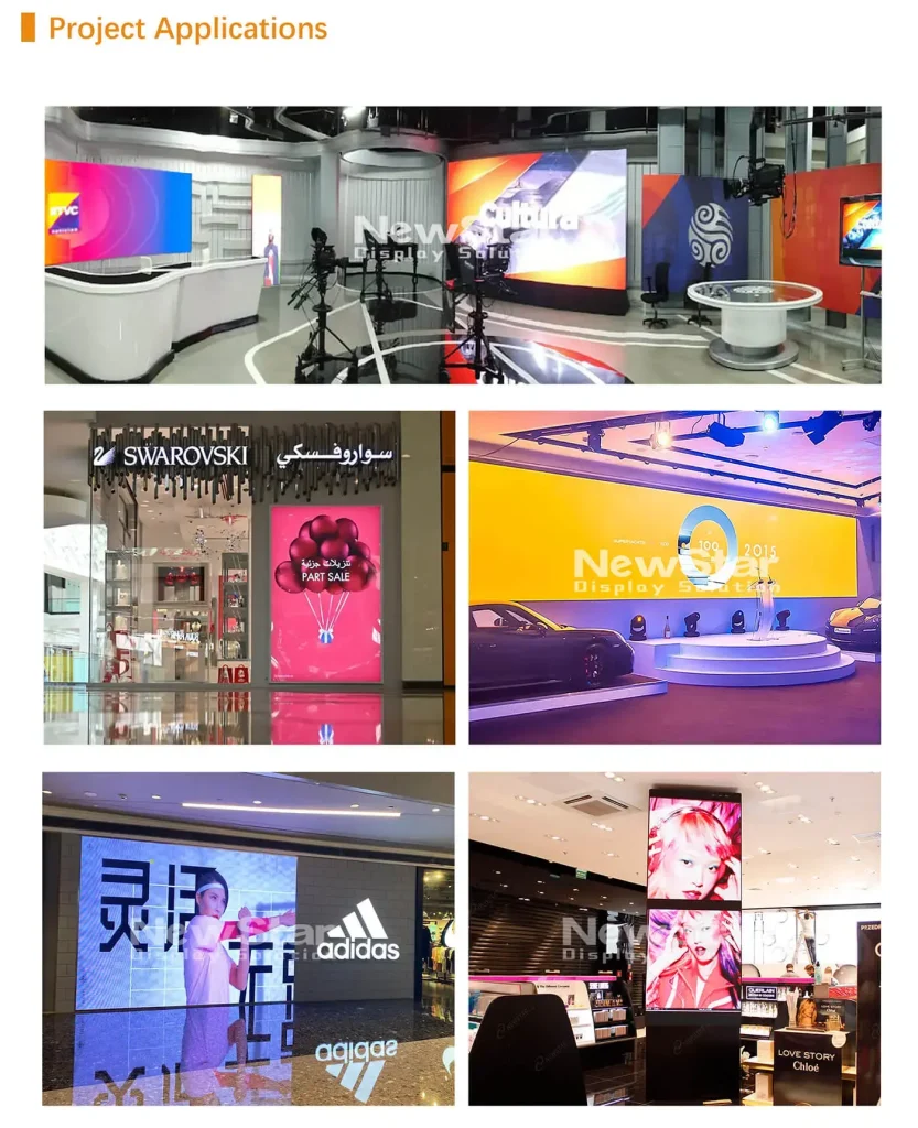 Встраиваемые светодиодные цифровые обои для помещений – TN series